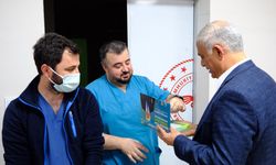 Bilecik Belediye Başkan adayı Yaman, Eğitim ve Araştırma Hastanesini ziyaret etti