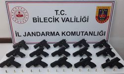 Bilecik'te 15 ruhsatsız silah ele geçirildi