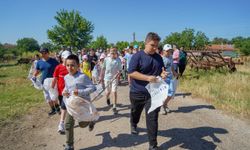 Edirne'de çocuklar bayram öncesi "şeker toplama" geleneğini sürdürüyor