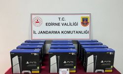 Edirne'de gümrük kaçağı 12 oyun konsolu ele geçirildi