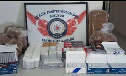 Bozüyük'te 13 kilogram 314 gram kaçak tütün ele geçirildi