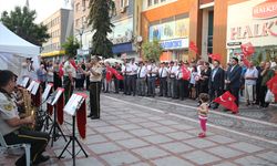 Edirne'de askeri bando konser verdi