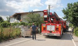 Kocaeli'de evde çıkan yangın hasara neden oldu