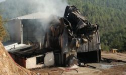 Bursa'da maden ocağının vinç kulesinde çıkan yangın söndürüldü