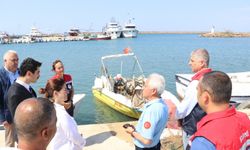 Enez'de balıkçı barınakları incelendi