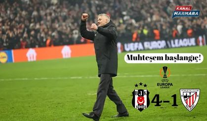 Solskjaer Beşiktaş'a ilaç oldu, Kartal şov yaptı!