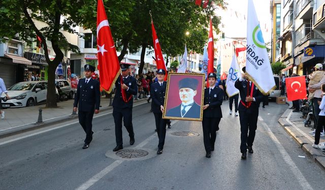 Tekirdağ'da "Atatürk'ü Anma Yürüyüşü" düzenlendi
