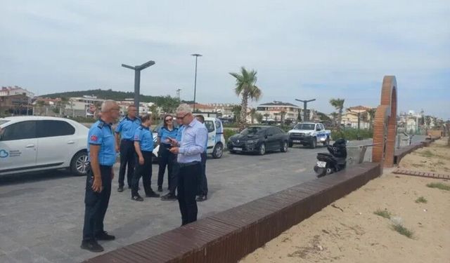 Balıkesir'de Sarımsaklı Plajında sıkı denetim