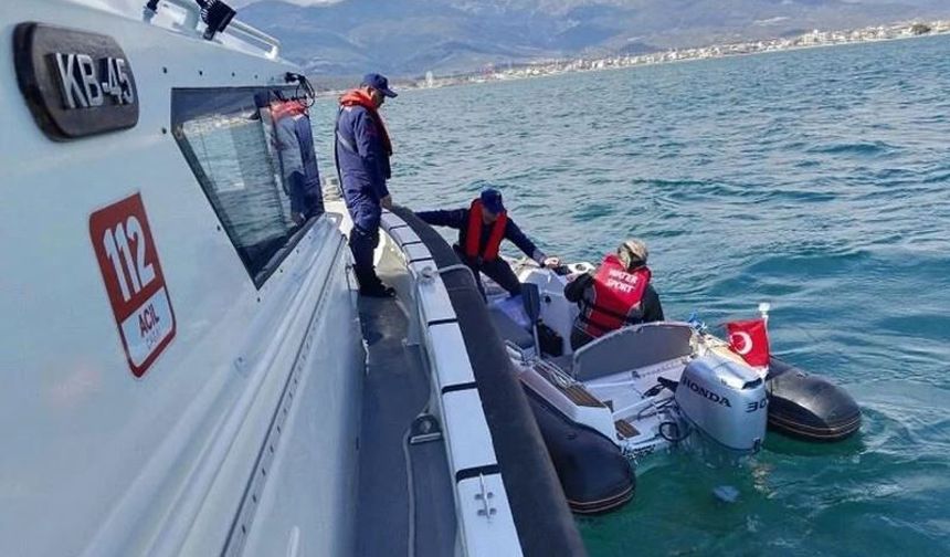 Balıkesir Edremit Açıklarında Kurtarma Operasyonu