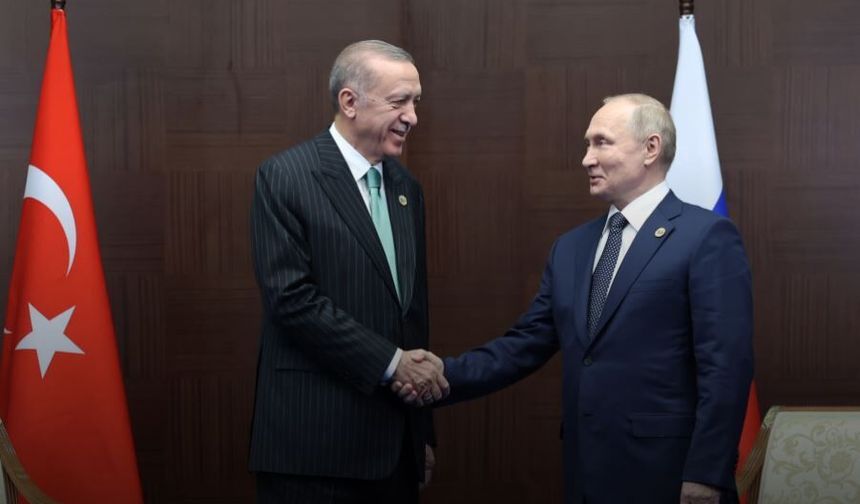 Cumhurbaşkanı Erdoğan Putin ile görüştü